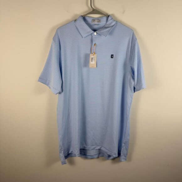 Peter Millar Other - NWT Peter Millar Summer Comfort Blue Stripe Golf Large